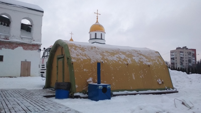 В Колпинском районе прошел православный праздник  «Крещение Господне»