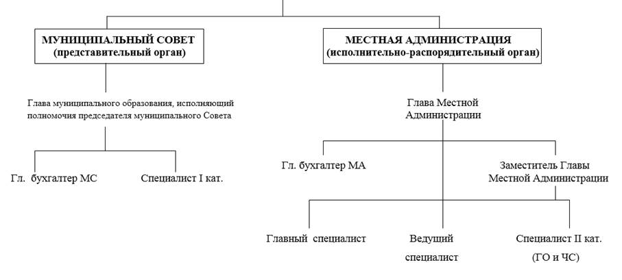 Схема органы городского самоуправления